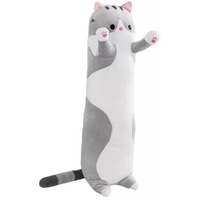 Мягкая игрушка Maxitoys кот Батон, 90 см, серый
