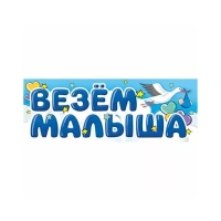 Магнит на авто "Везём малыша"