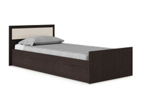 Двуспальная кровать Фиеста Венге / Лоредо, 120х200 см, С основанием настил