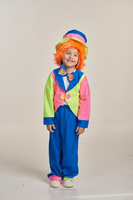 Карнавальный костюм Клоун в шляпе 3-5 лет 104-116 см Фабрика Бока