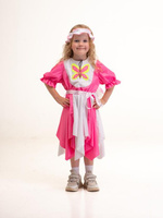 Карнавальный костюм Бабочка Лора 3-5 лет рост 104-116 см Фабрика Бока