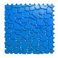 Антискользящее модульное покрытие Sensor Aqua Stone 340х340 мм синее (12 шт.=1,39 кв.м) Пластфактор