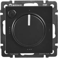 Терморегулятор для теплого пола Werkel W1151108 электромеханический 3500 Вт цвет черный WERKEL None