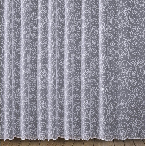 Классические шторы Estiya цвет: белый (500х250 см - 1 шт)