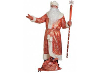 Дед Мороз, карнавальный костюм, парча