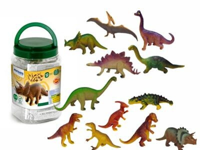 Динозавры (набор фигурок, 12 шт)