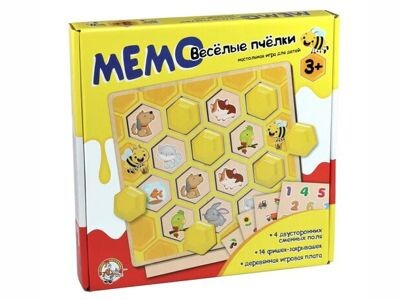 Игра настольная МЕМО «Веселые пчелки»