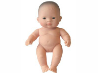 Кукла-карапуз девочка азиатка, 21 см