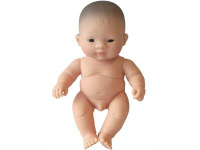 Кукла-карапуз мальчик азиат, 21 см