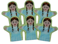 Набор кукол рукавичек ЭМОЦИИ - девочки