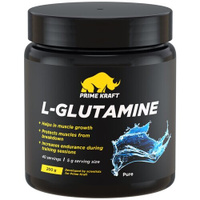 Аминокислотный комплекс Prime Kraft L-Glutamine, без вкуса, 200 гр.