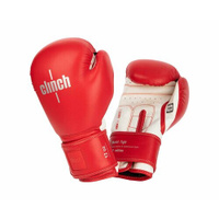 Перчатки боксерские Clinch Fight 2.0 красно-белые (вес 10 унций)