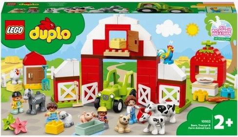 Конструктор LEGO DUPLO Town (ЛЕГО Дупло Город) 10952 Фермерский трактор, домик и животные