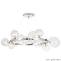 Люстра Crystal Lux AGATA SP15 V2 CHROME, TRANSPARENTE