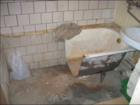 Демонтаж ванной