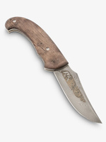 Складной нож «Фартовый» (Дамасская сталь, стаб. орех)