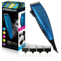 Машинка для стрижки волос ERGOLUX ELX-HC05-C45 черный с синим Ergolux