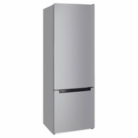 Холодильник NORDFROST NRB 124 S двухкамерный, 308 л , 181 см высота, серебристый