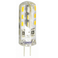 Лампа светодиодная капсуль General GLDEN-G4-3-S-220-4500 3Вт силикон 651300