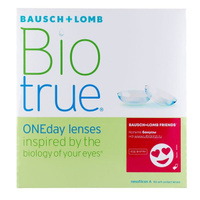 Линзы контактные для коррекции зрения однодневные Biotrue ONEday (-0.75/8.6) 90шт Bausch & Lomb