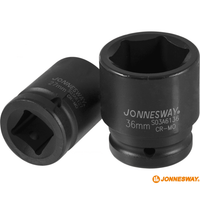 Головка ударная 6 гранная CrMo 3/4" 35 мм "JONNESWAY"