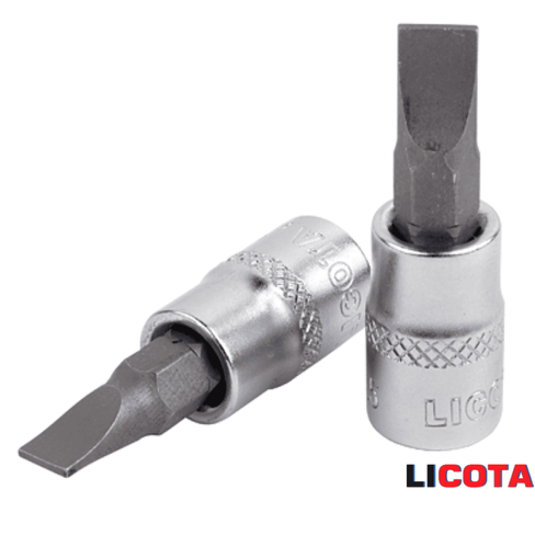 Головка со вставкой 1/4" SL 8,0х37мм "LICOTA"