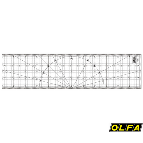 Линейка разметочная OLFA метрическая, 150-600мм