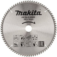 Пильный диск Makita D-65648, по алюминию, дереву, пластику, 260мм, 1.8мм, 30мм, 1шт