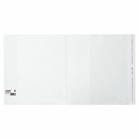 Обложка ПП для учебников ПИФАГОР универсальная клейкий край 100 мкм 265х590 мм Штрих-код 229359