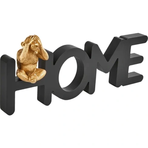 Панно декоративное Atmosphera Home 6x16 см черная ATMOSPHERA Home с фигурой обезьяны