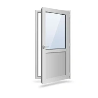Балконная дверь ПВХ Deceuninck одностворчатая правая поворотно-откидная 2130х700 мм (ВхШ) двухкамерный стеклопакет белый