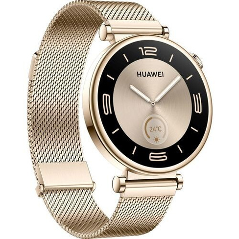 Смарт-часы Huawei Watch GT 4 Aurora-B19M, 41.3мм, 1.32", светло-золотой/светло-золотой [55020bhw]