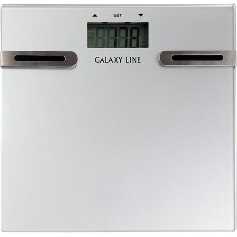 Напольные весы GALAXY LINE GL 4855, до 150кг, цвет: белый [гл4855л]
