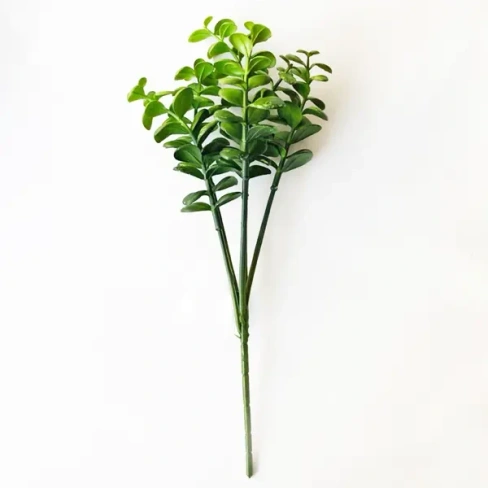 Искусственное растение эвкалипт 34x15 см пластик цвет зеленый Без бренда искусственное растение