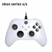 Геймпад Xbox Series для ПК/PC проводной белый / Контроллер для ПК/PC / Джойстик для ПК/PC Wanxiniao