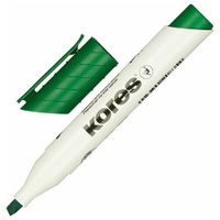 Маркер для досок KORES, зеленый, 3-5 мм скошенный наконечник 20855 3 шт. Kores