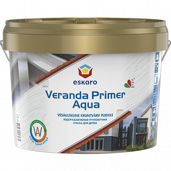 Краска "Eskaro Veranda Primer Aqua" 2,7л