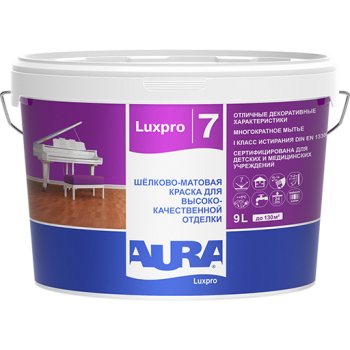 Краска "AURA Luxpro 7" 9 л