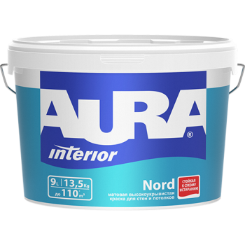 Краска "AURA  Nord" 4,5л